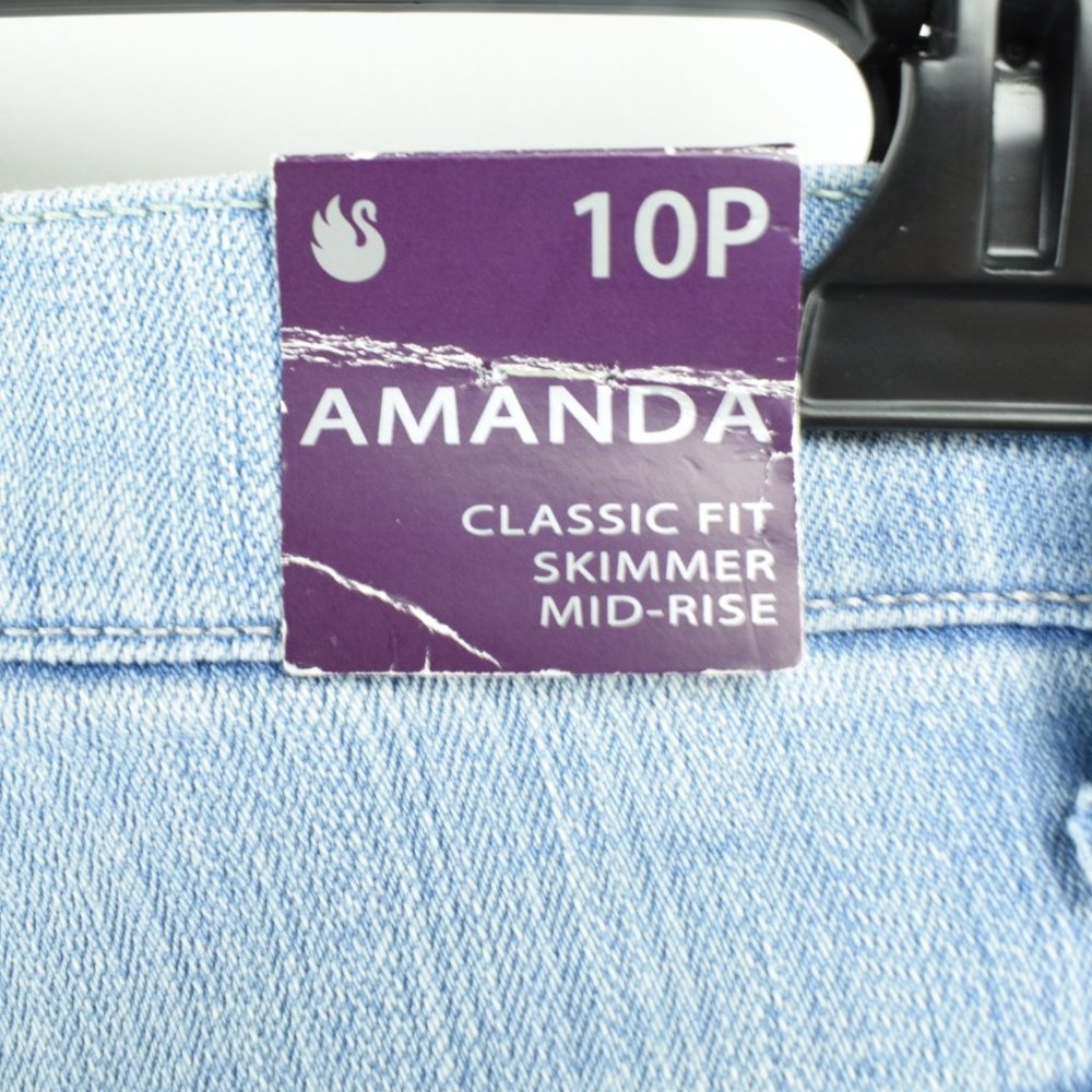 Gloria Vanderbilt 10 P  Denim Capris Stretch NWT - Picture 8 of 8